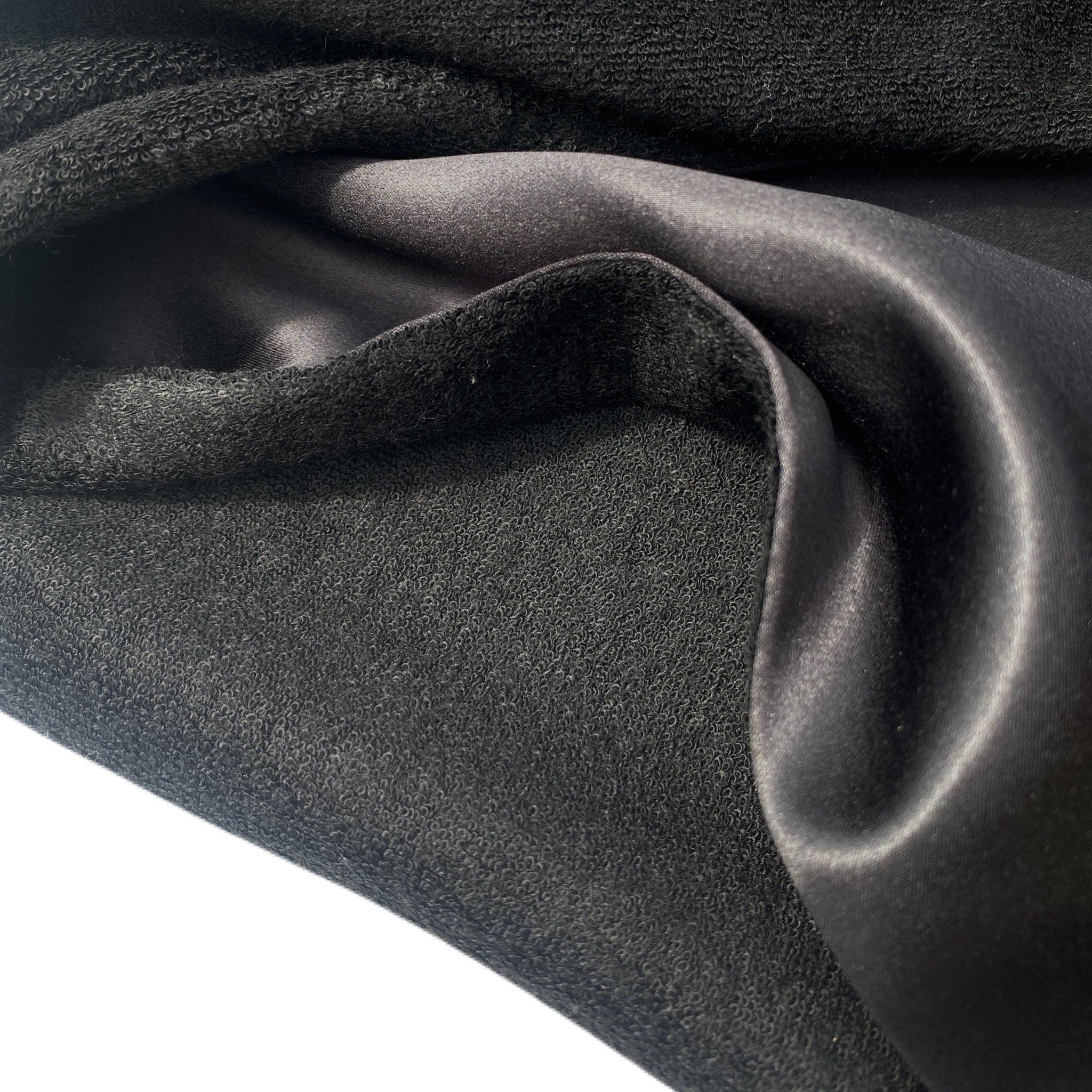 HoneyLux - Reversible Silk Hair Wrap - Black