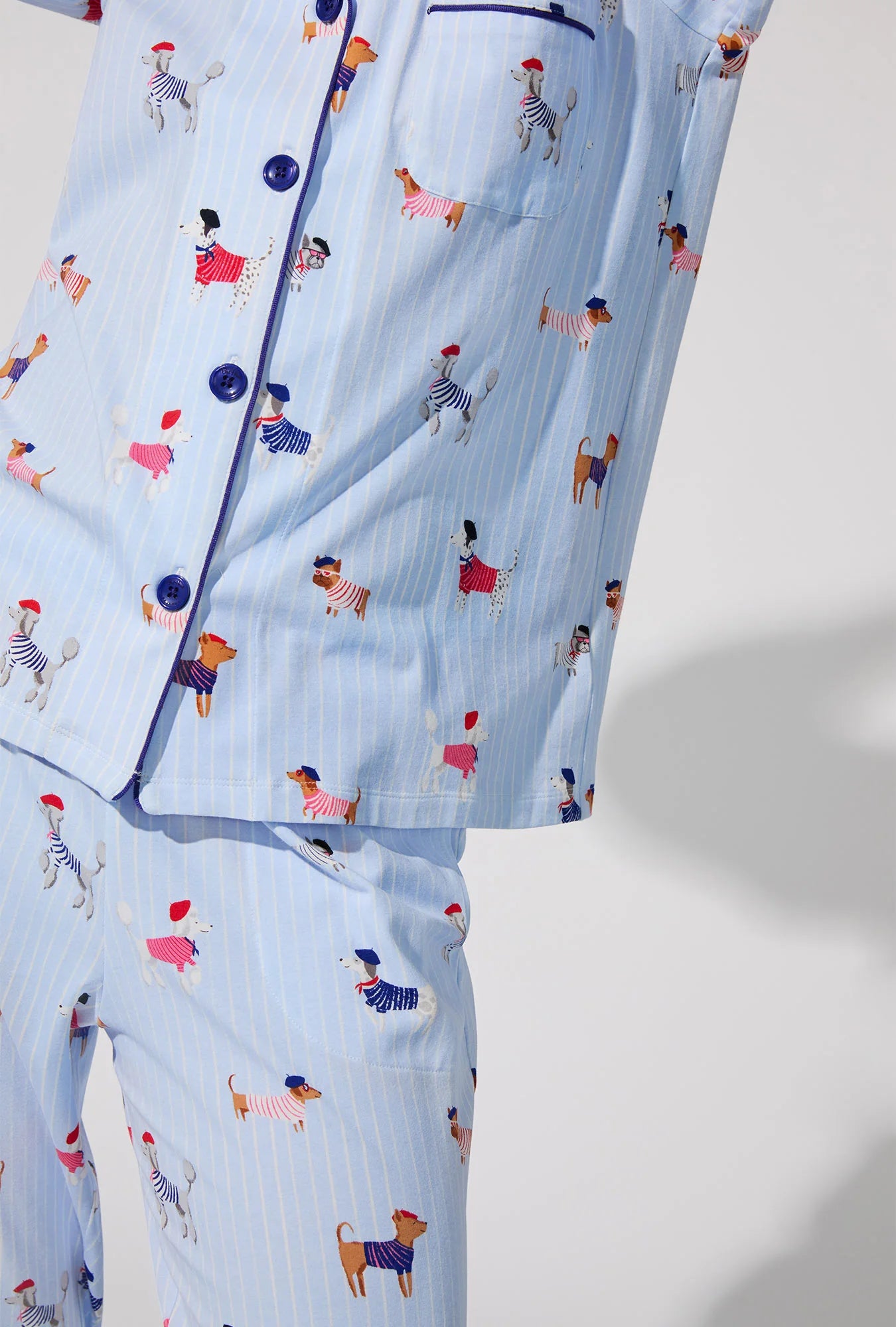 Bedhead PJs - French Pups Classic PJ Set