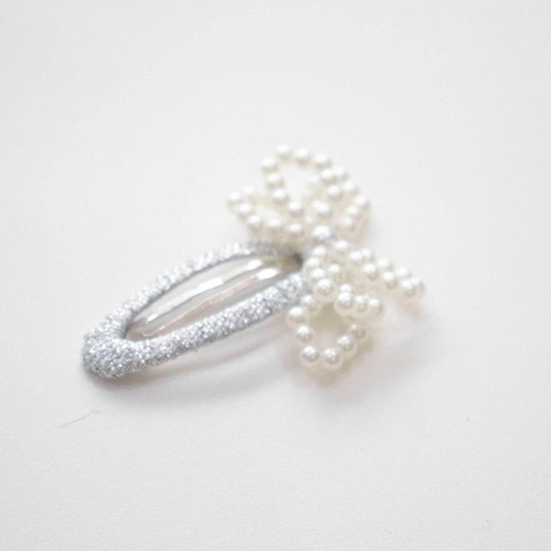 Barrettes Milena White - Collection Paris