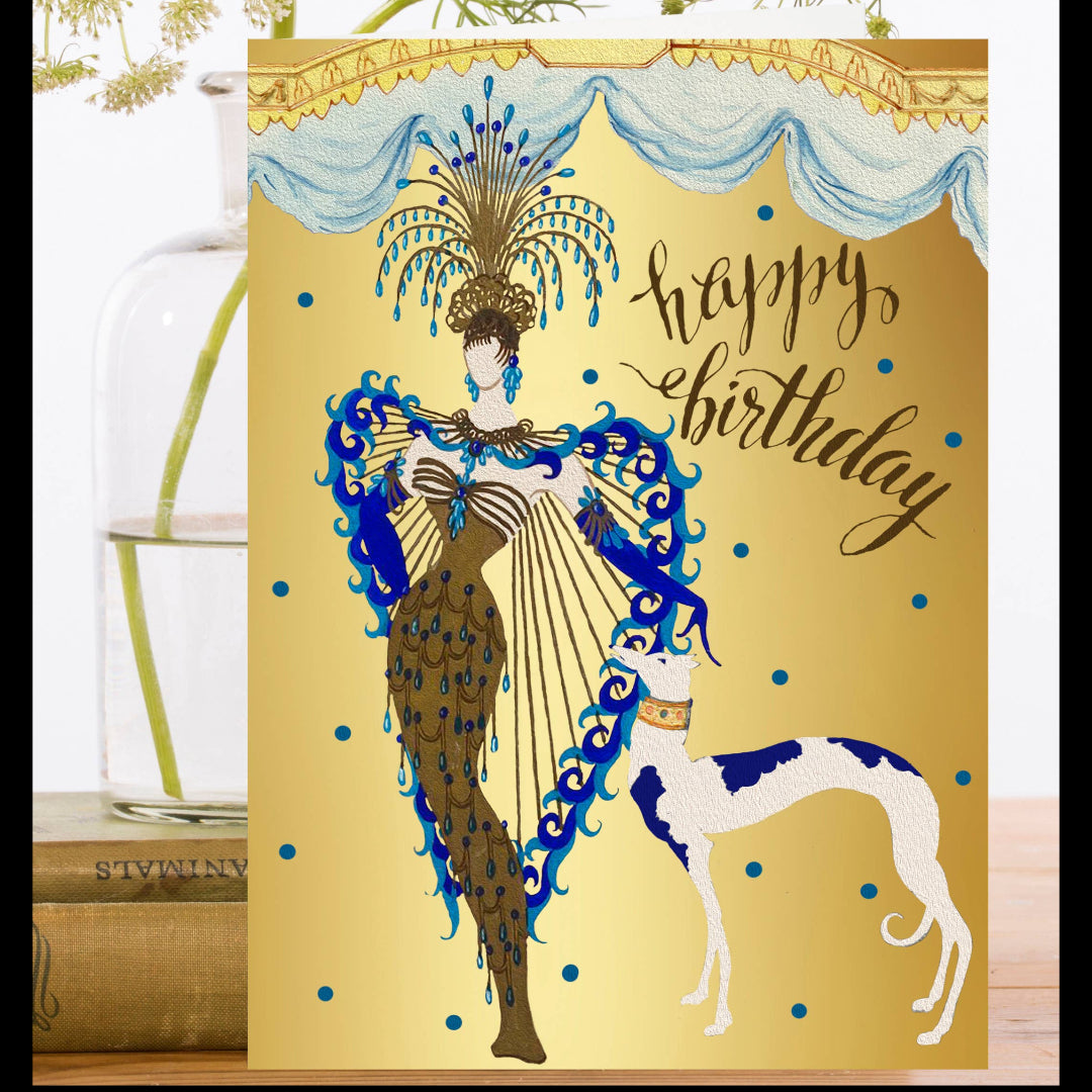 Madame Treacle - Gold Foil Birthday Card