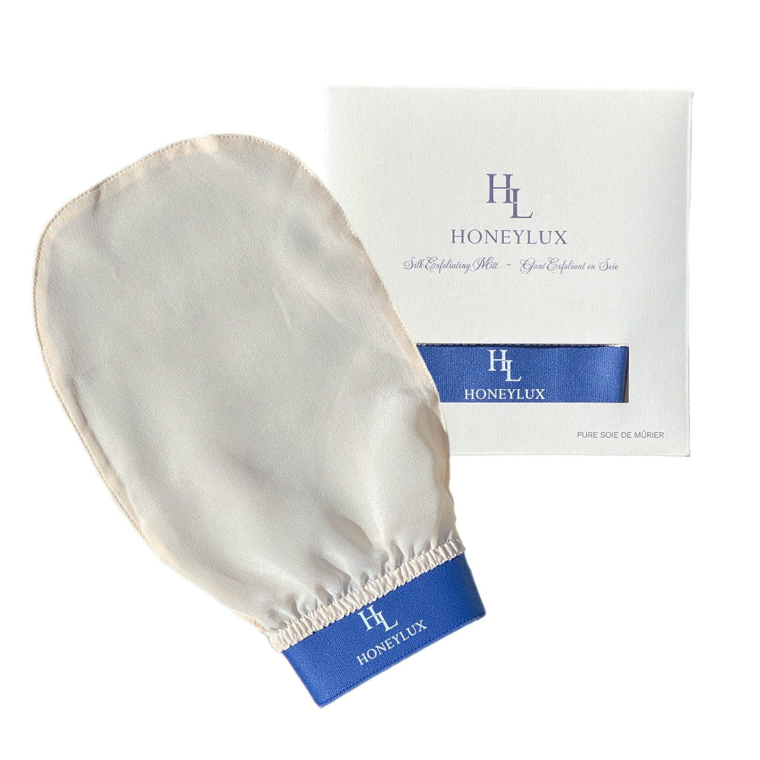 HoneyLux - Gant exfoliant en soie de mûrier