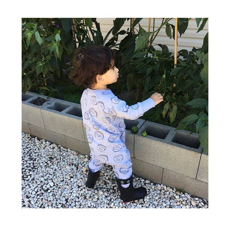 Kids Rain Boots Black: 27