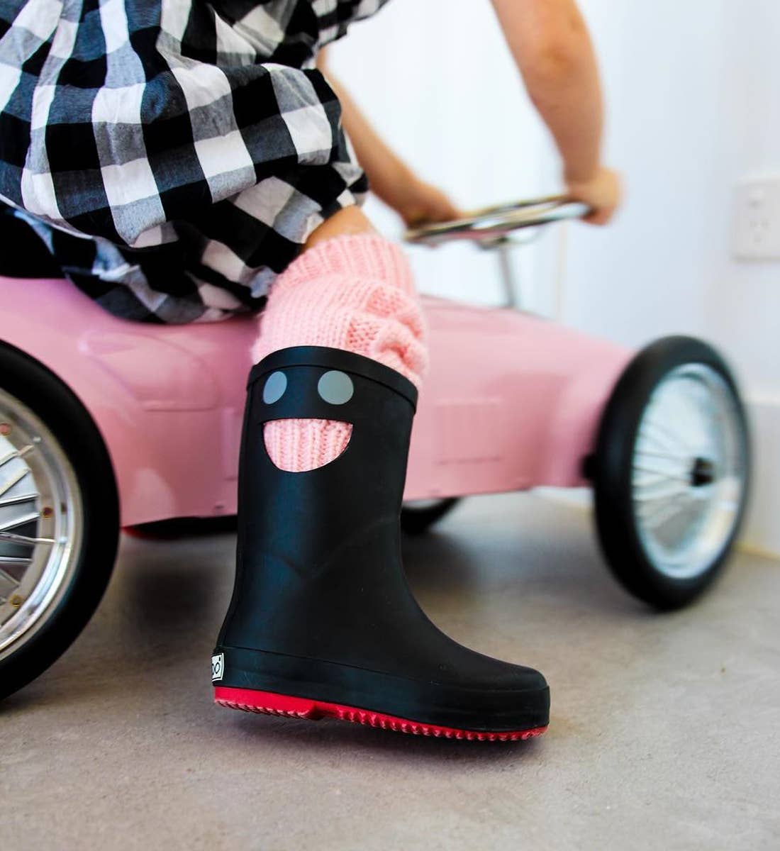 Kids Rain Boots Black: 27