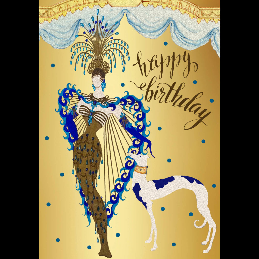 Madame Treacle - Gold Foil Birthday Card