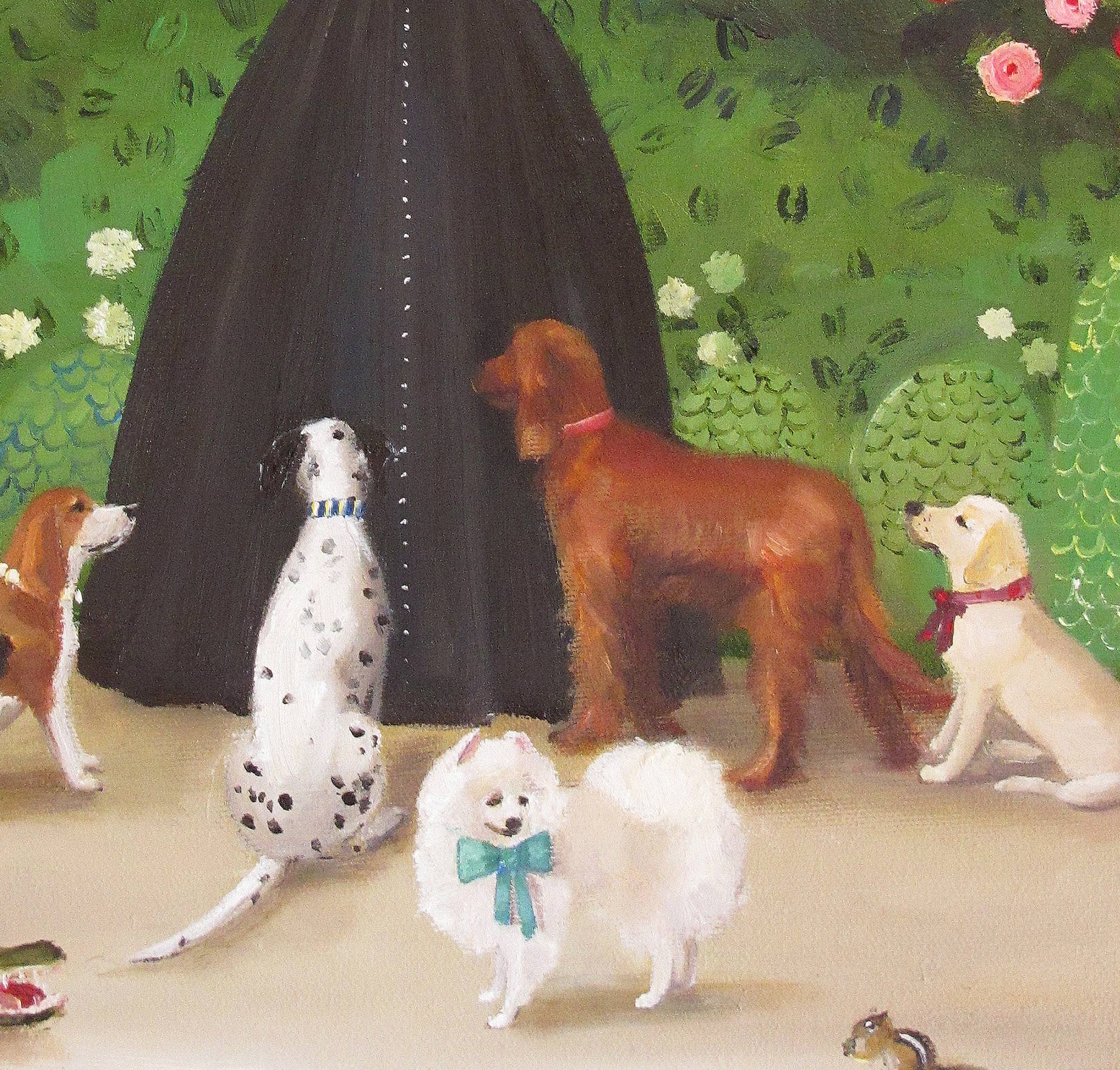 Janet Hill Studio - Miss Moon Lesson One Art Print Medium