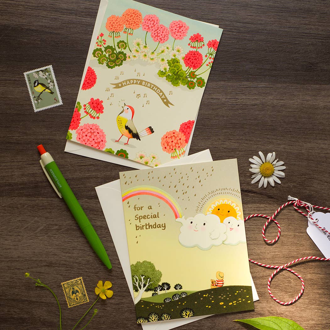 Joyful Sky Birthday Greeting Card