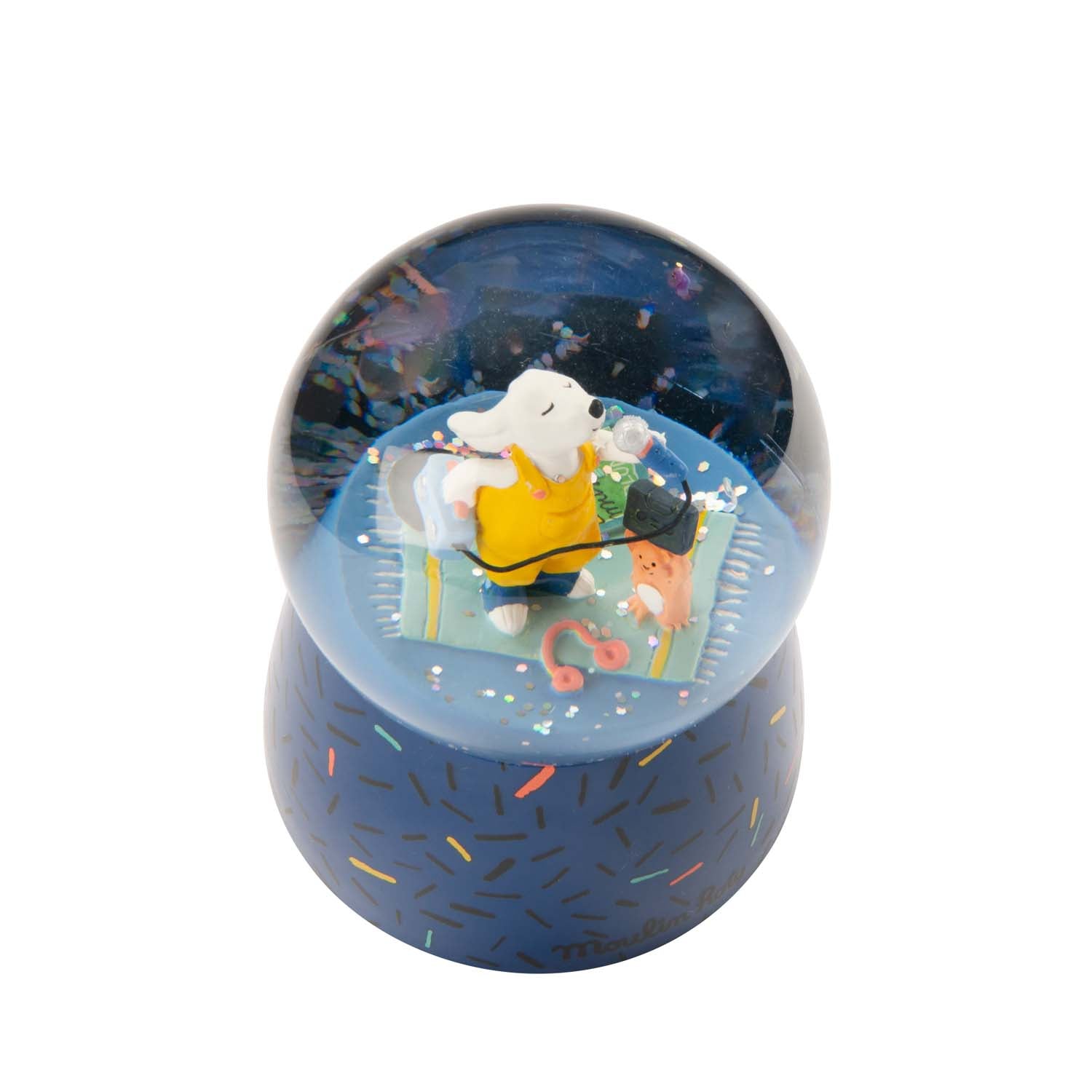 Moulin Roty - Puce & Pilou - Musical Snow Globe