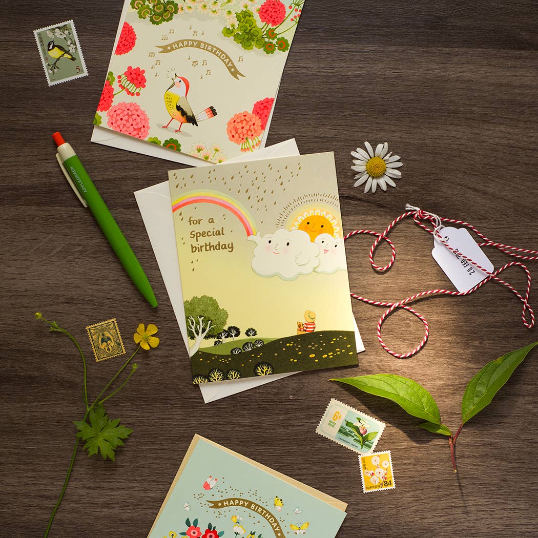 Joyful Sky Birthday Greeting Card