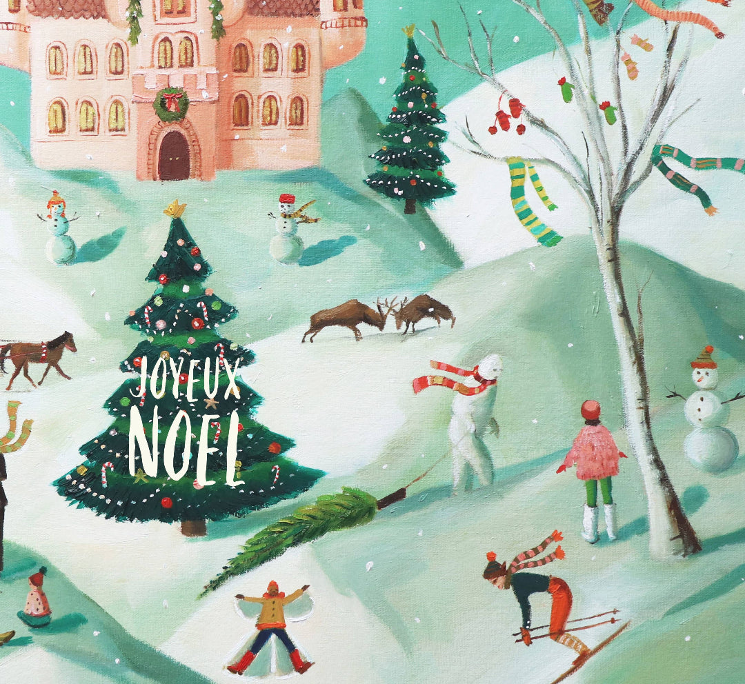 Janet Hill Studio - Joyeux Noel Holiday Card