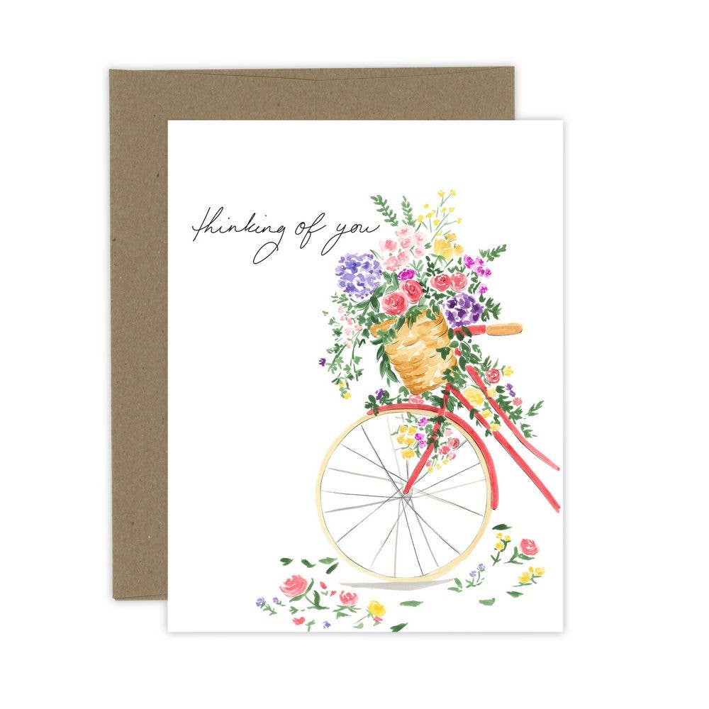 Thinking of You Floral Sympathy Card
