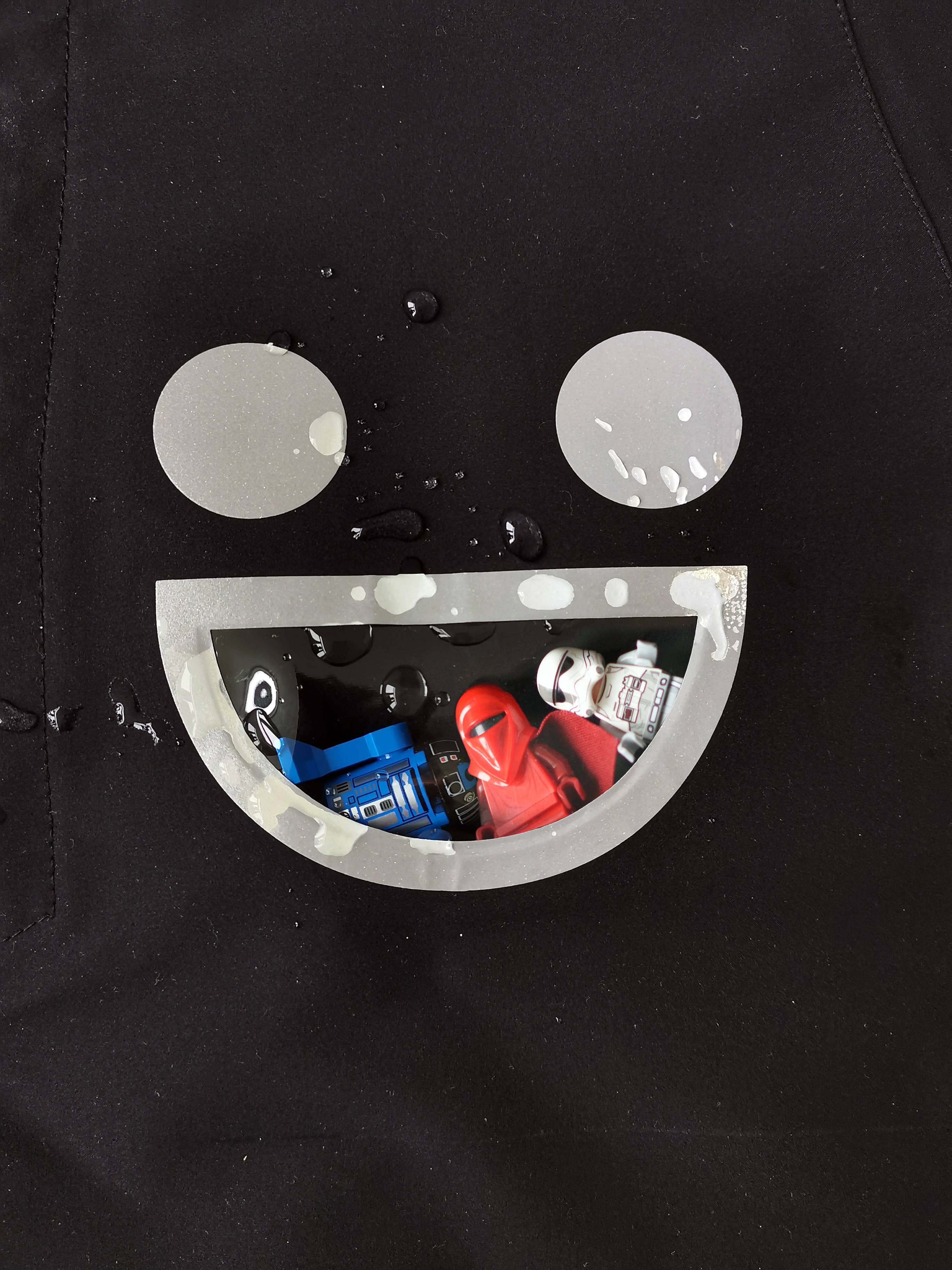 Windbreaker Rain Jacket - Black: 7-8y (128cm)