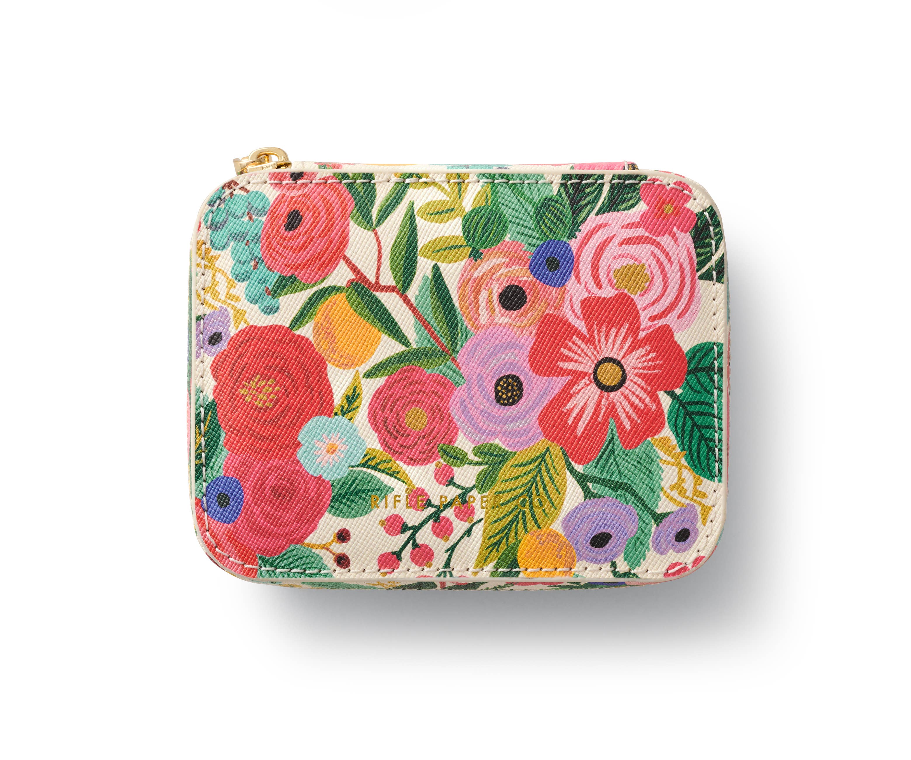 Rifle Paper Co - Garden Party Travel Jewelry Case