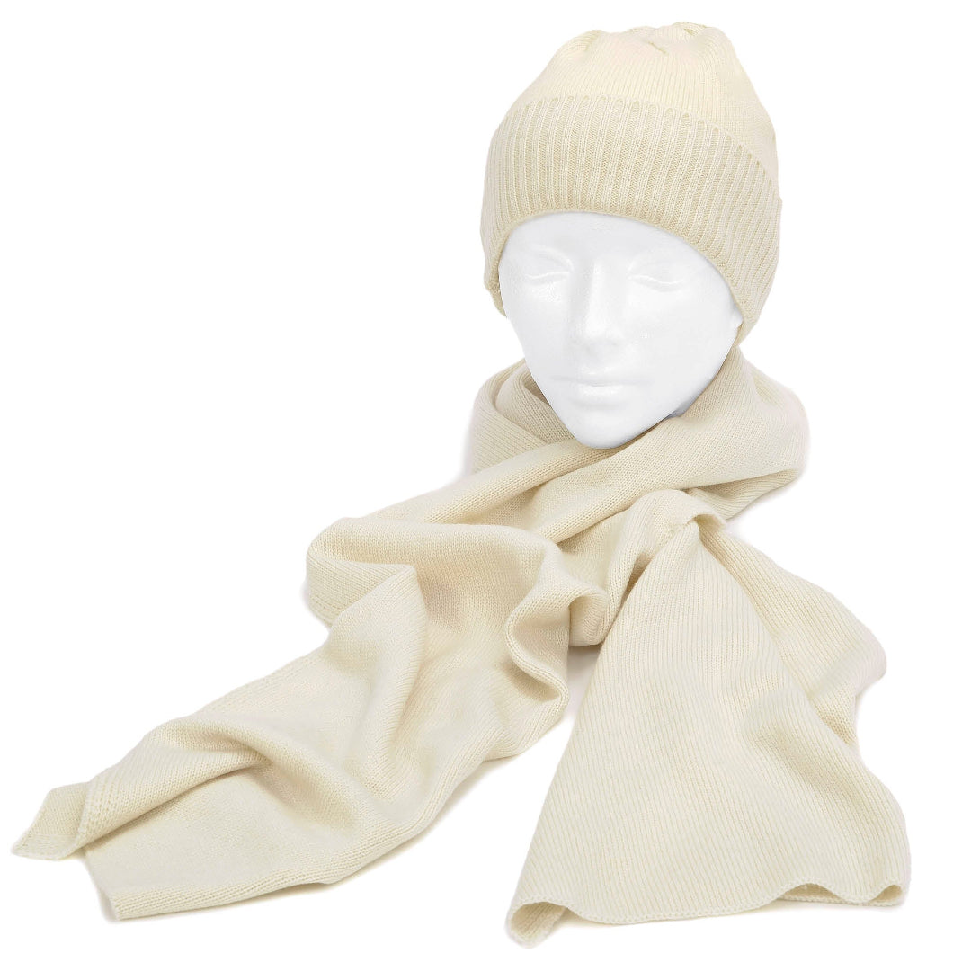 Samantha Cashmere Scarf - Ivory
