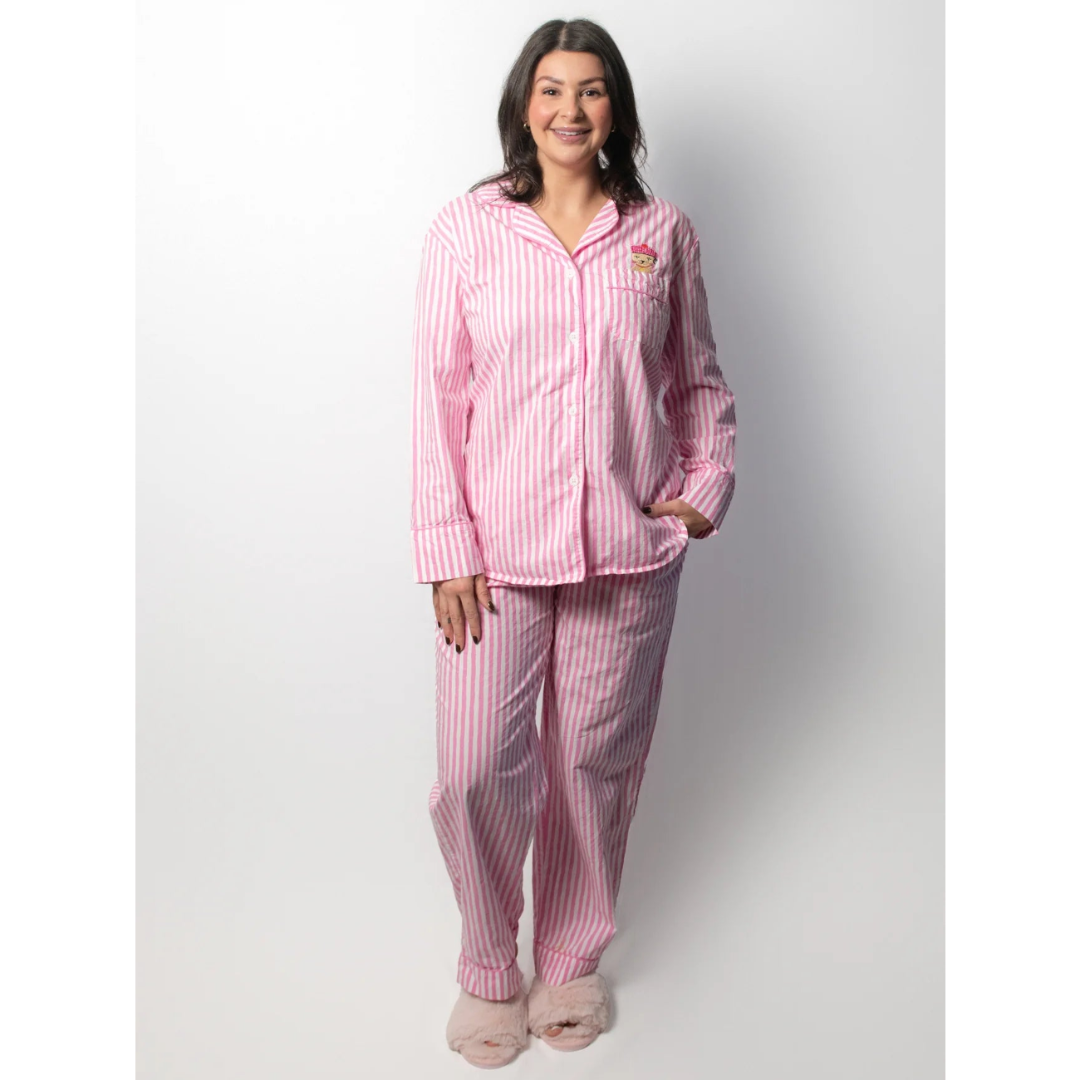 Pink Striped Pajamas