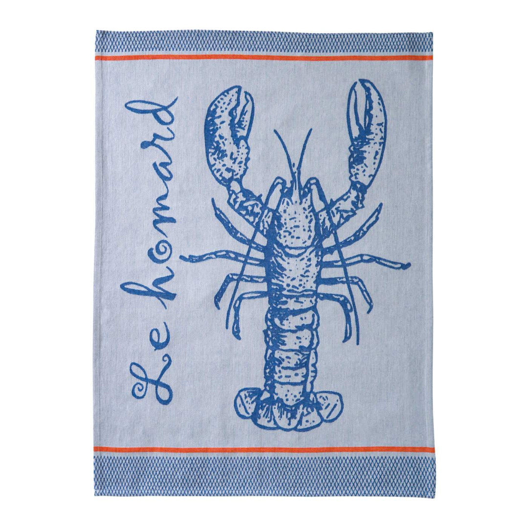 Coucke - A La Peche PJ Blue Tea Towel