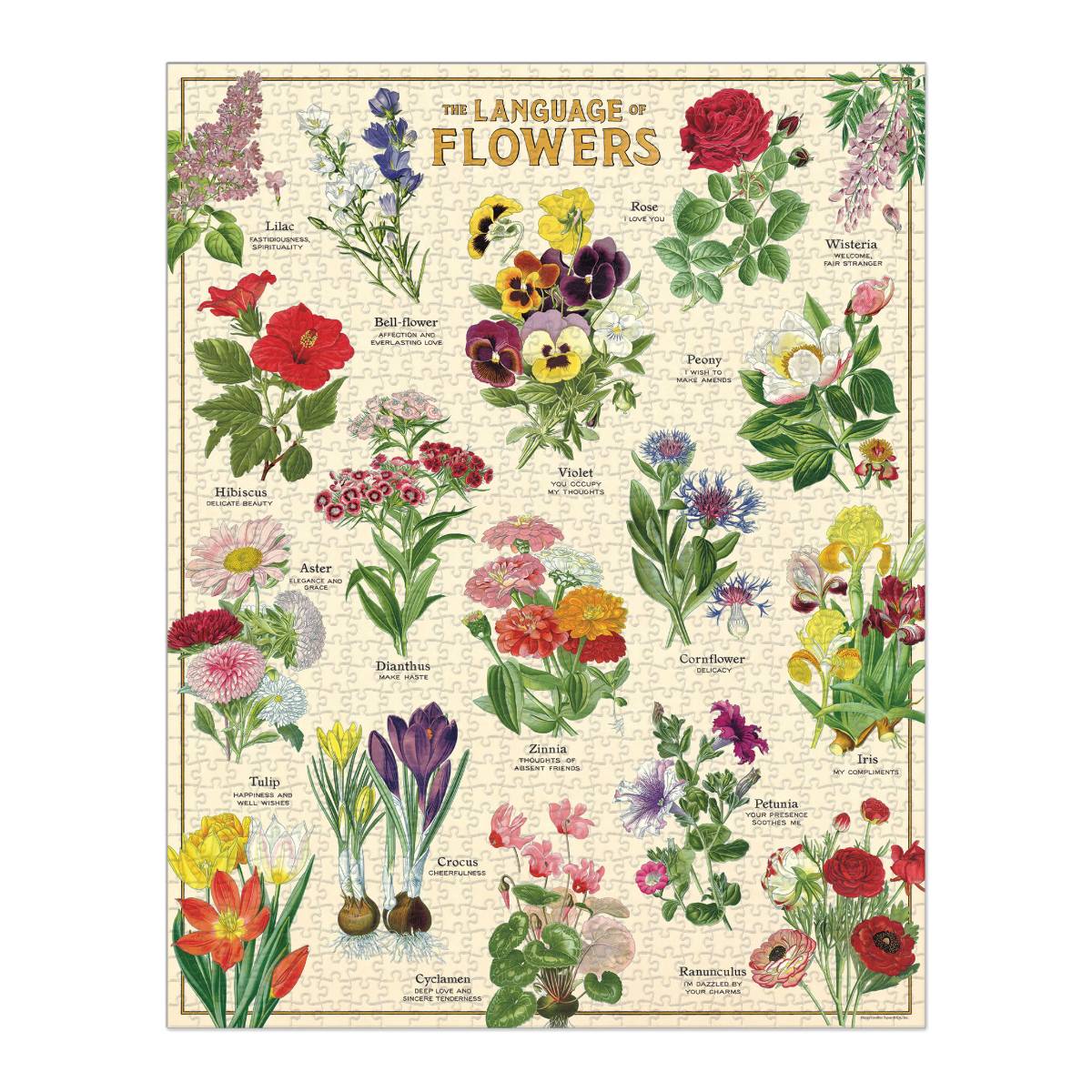 Language of Flowers 1000 Piece Puzzle