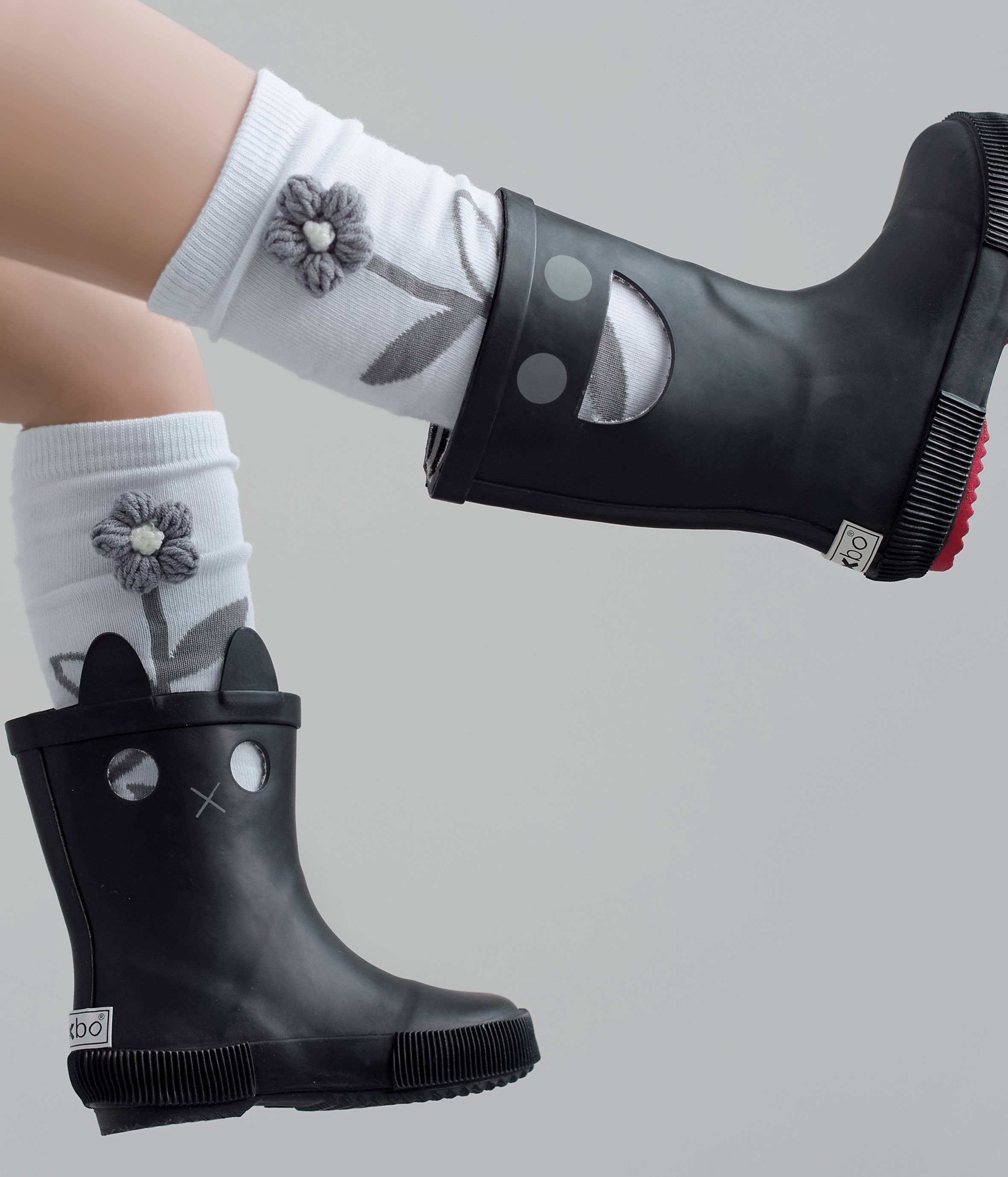 Kids Rain Boots Black: 27