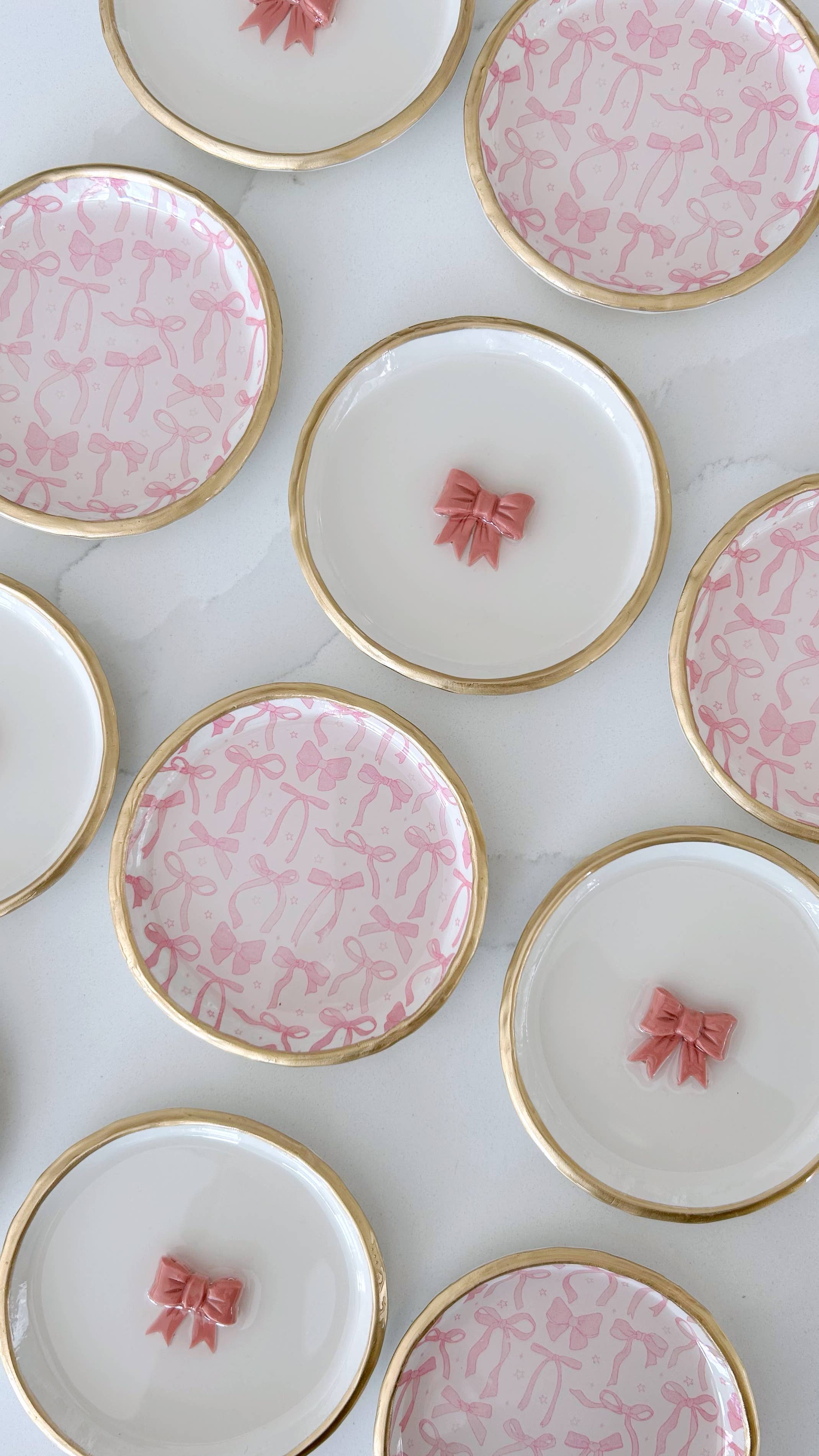 YFL Art & Home Decor - Bows and Ribbons - Ring Dish