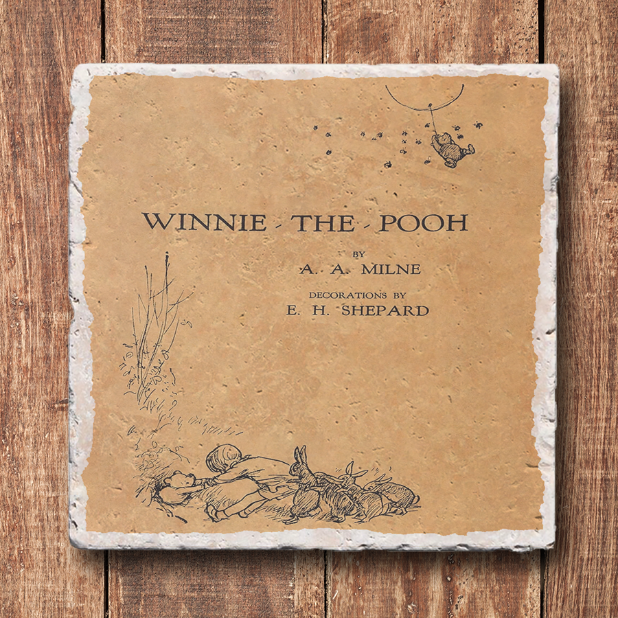 Children's Book Coasters - Winnie the Pooh - A. A. Milne