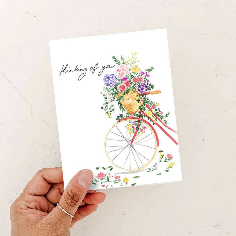 Thinking of You Floral Sympathy Card