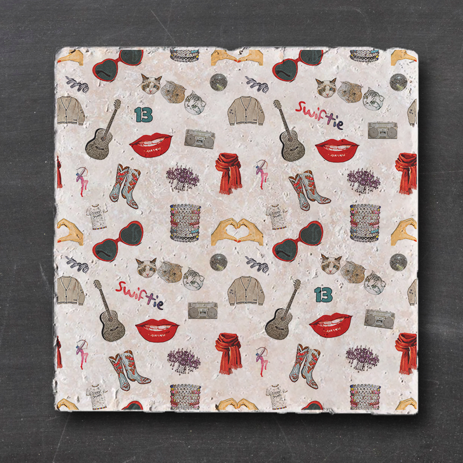 Swiftie Art Coasters - Swiftie Pattern