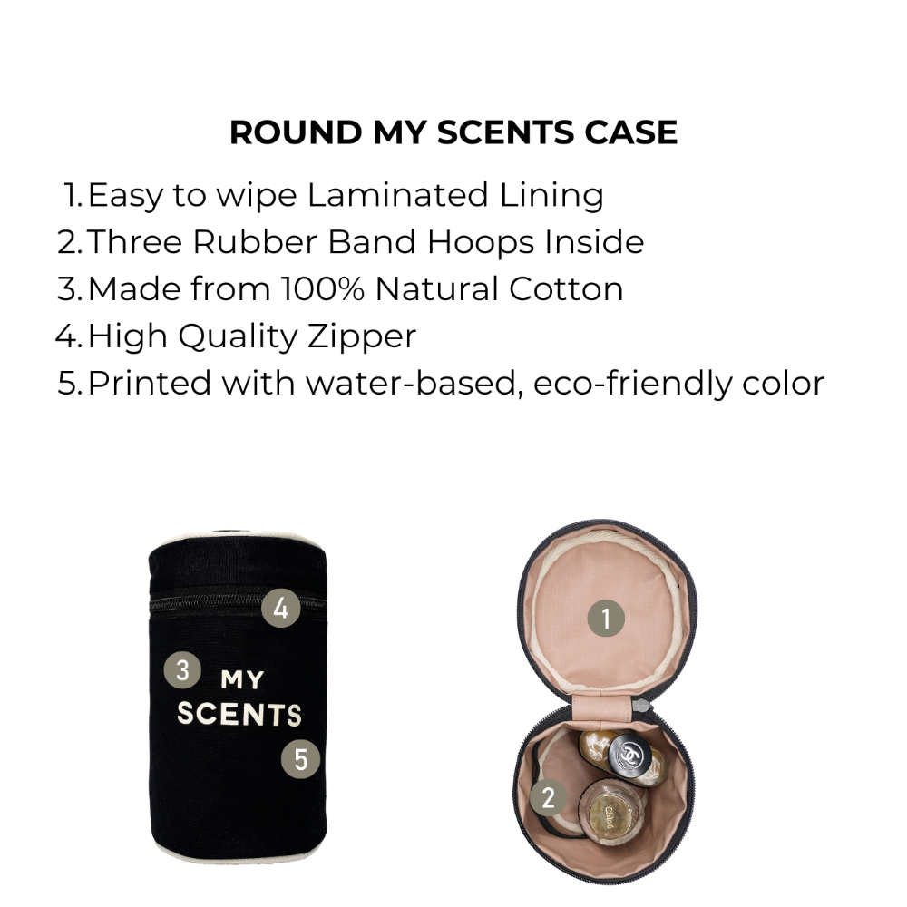Bag-All - Round My Scents Case, Black