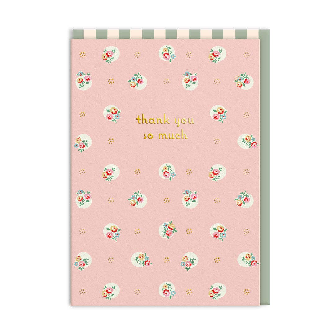 Cath Kidston Polka Dot Thank You Card