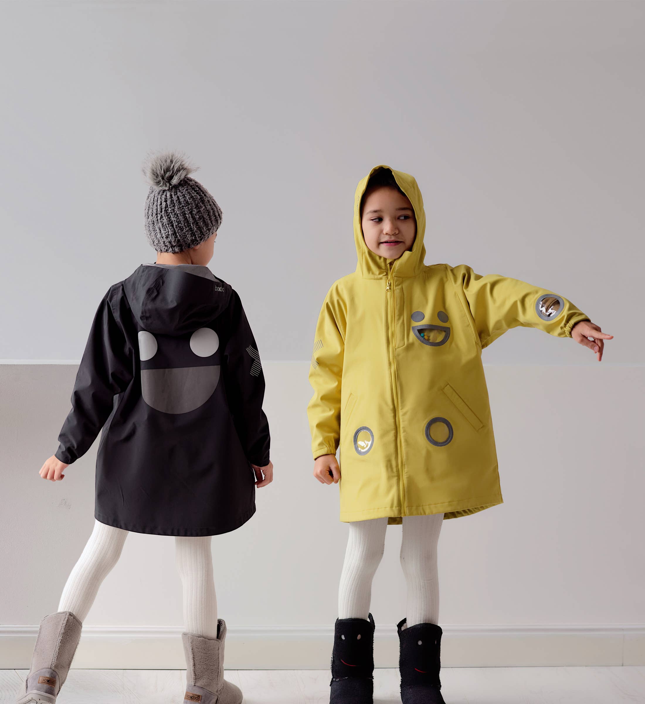 Windbreaker Rain Jacket - Black: 7-8y (128cm)