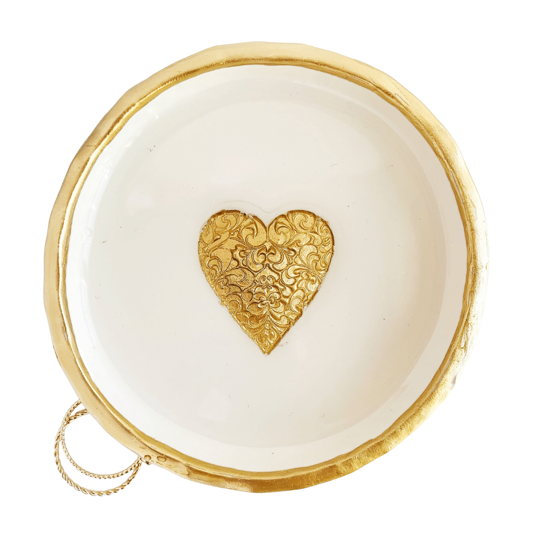 YFL Art & Home Decor - Heart - Ring Dish