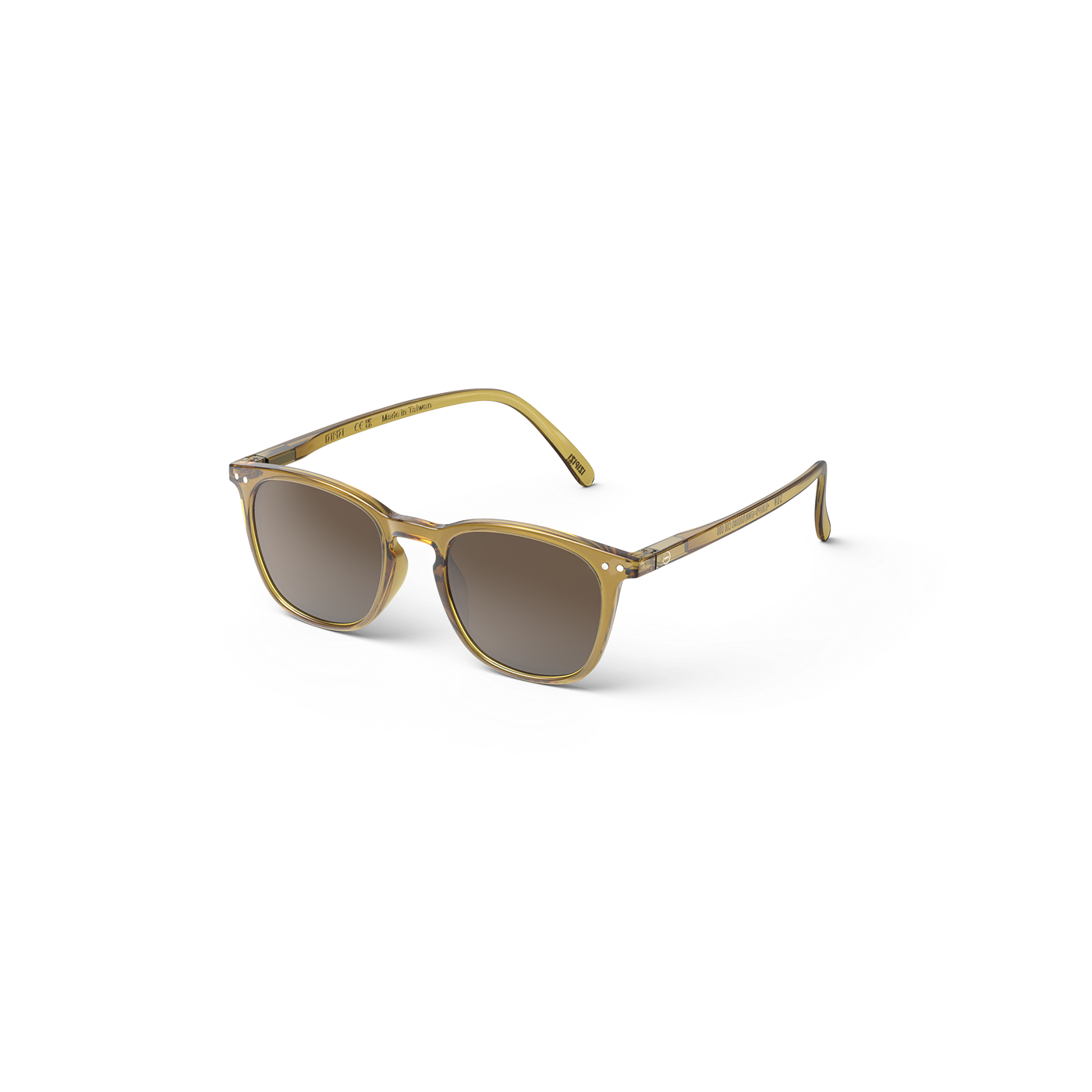 IZIPIZI #E Sunglasses Golden Green