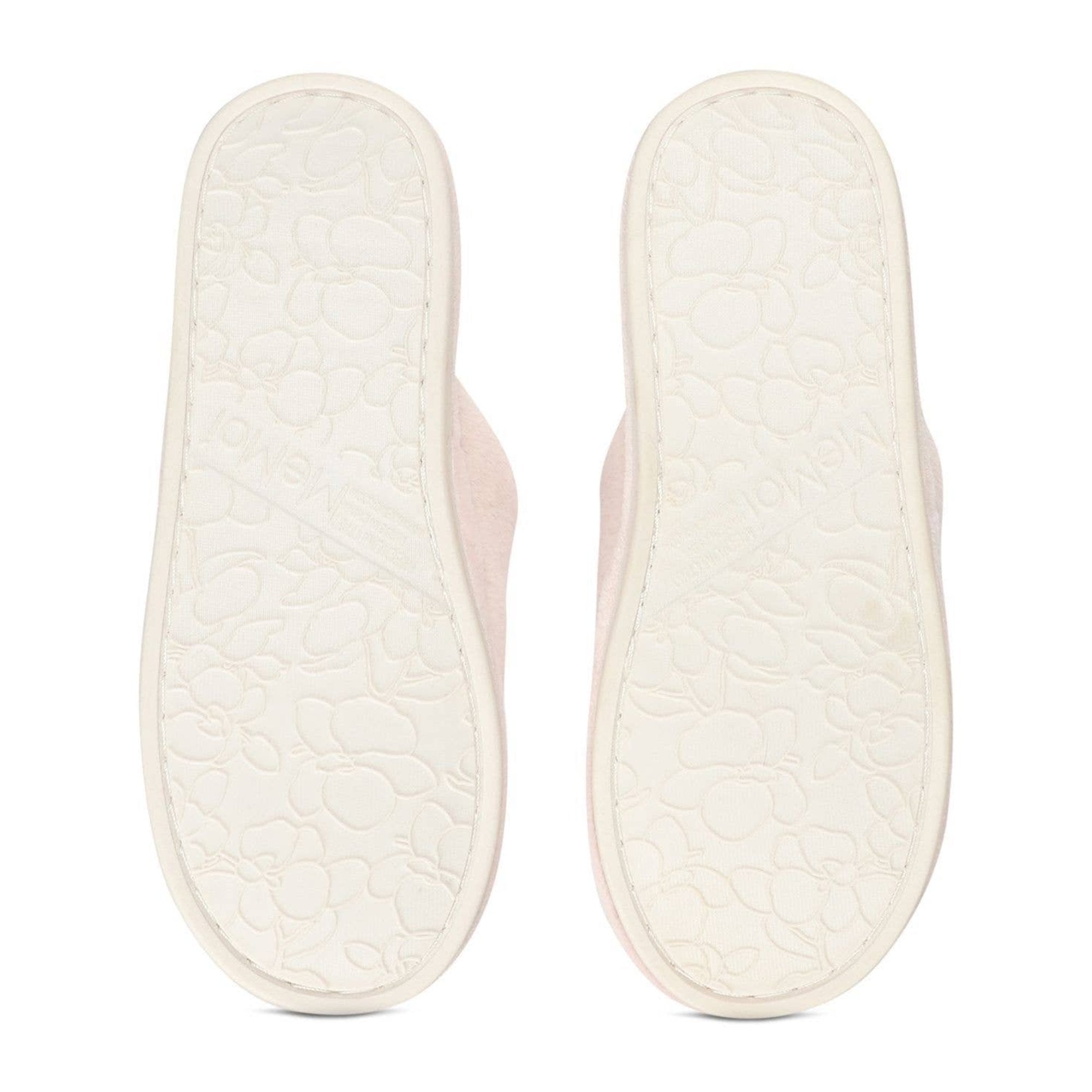 Women's I Love Paris Plush Slippers: Pale Blush / S 6-7