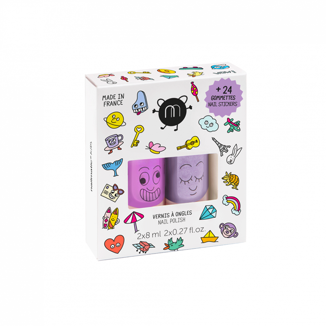 Lot de 3 vernis à ongles pour enfants