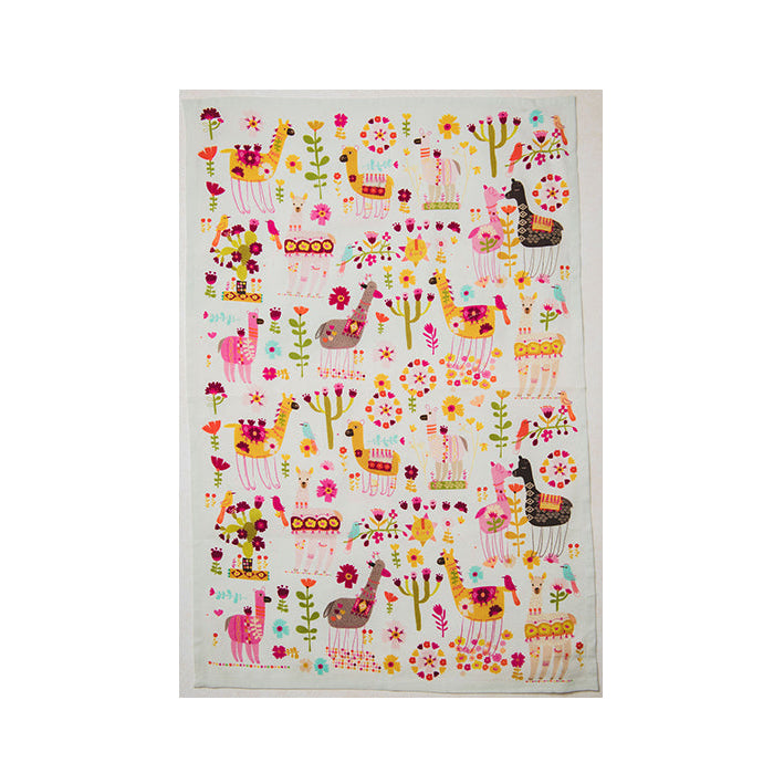 Llamas Tea Towel