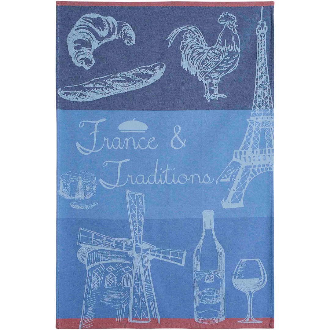 Coucke - Torchon France et Tradition Bleu