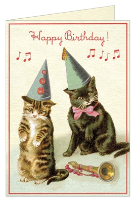 Carte de voeux Joyeux anniversaire Kitty Cats