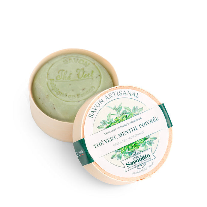 Exfoliating Peppermint Green Tea Soap 100g