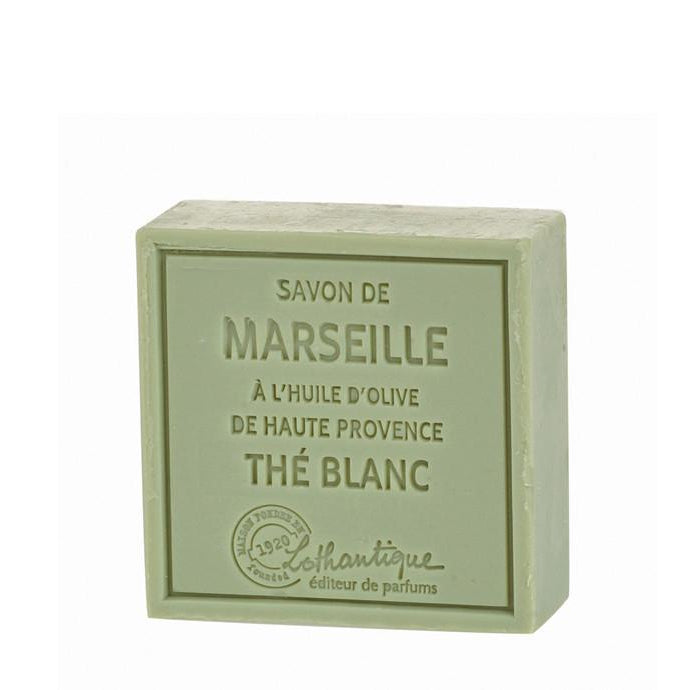 Savon de Marseille White Tea 100g Soap - Belle De Provence
