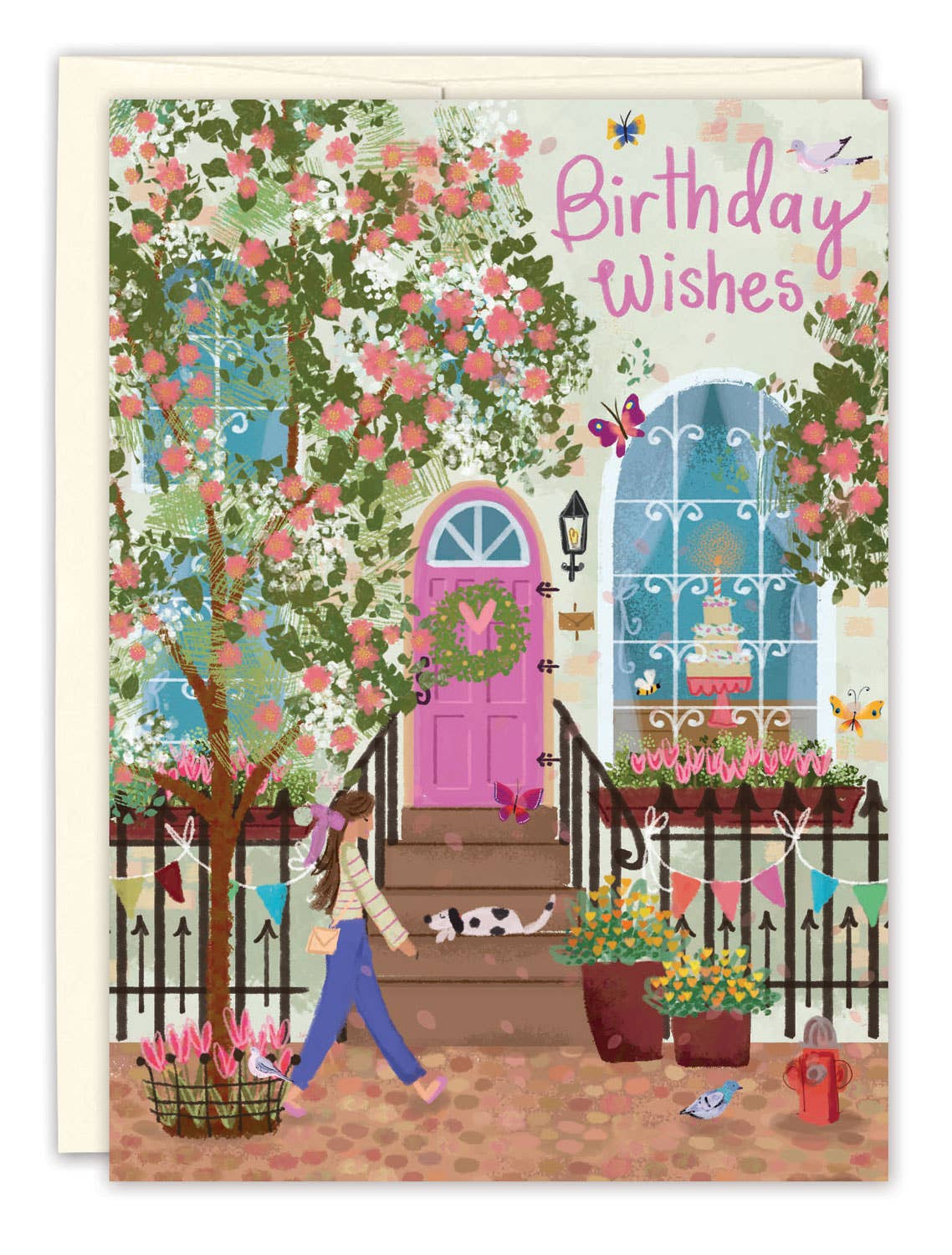 Townhouse Birthday Card