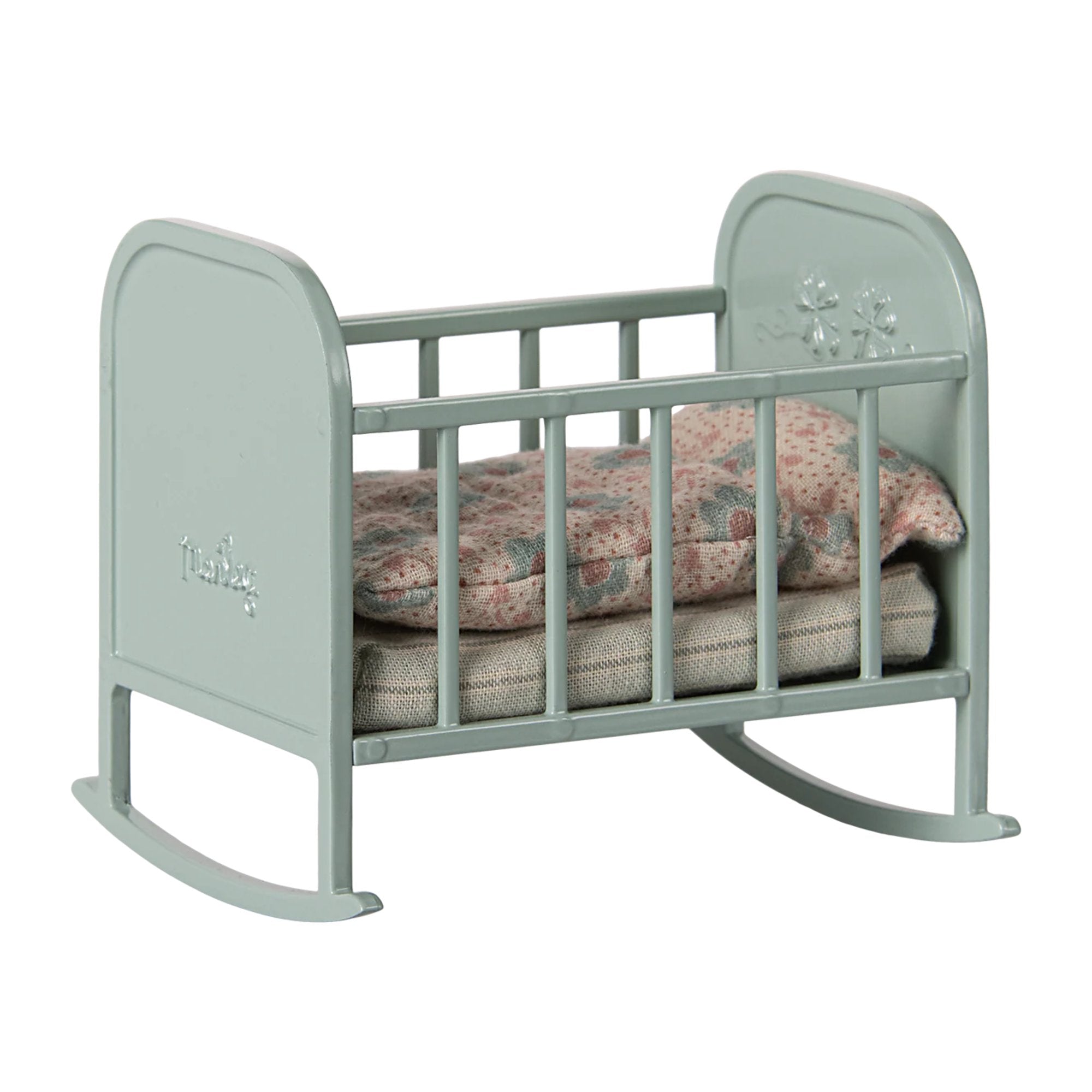 Maileg - Cradle, My - Blue mint
