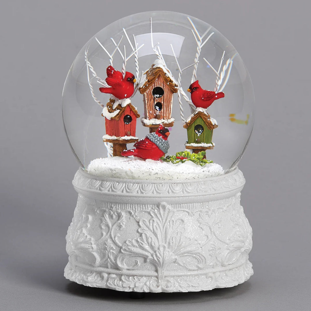Boule à neige musicale Cardinal