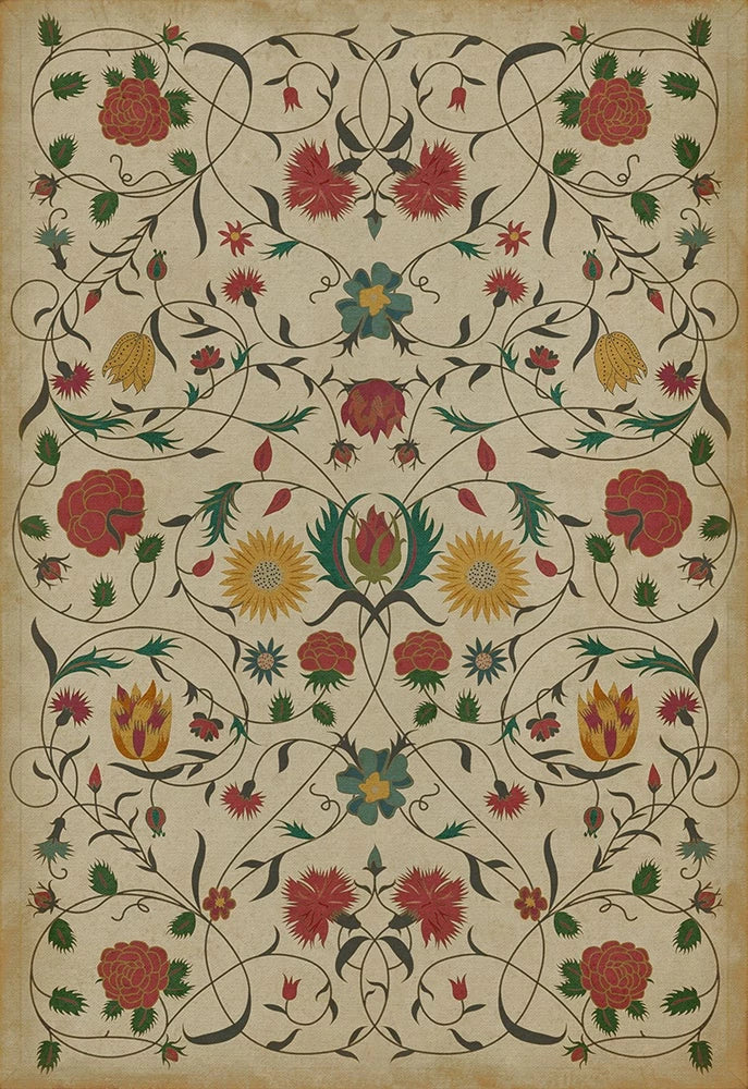 Spicher & Co. Vintage Vinyl - Williamsburg – Floral – Abigail