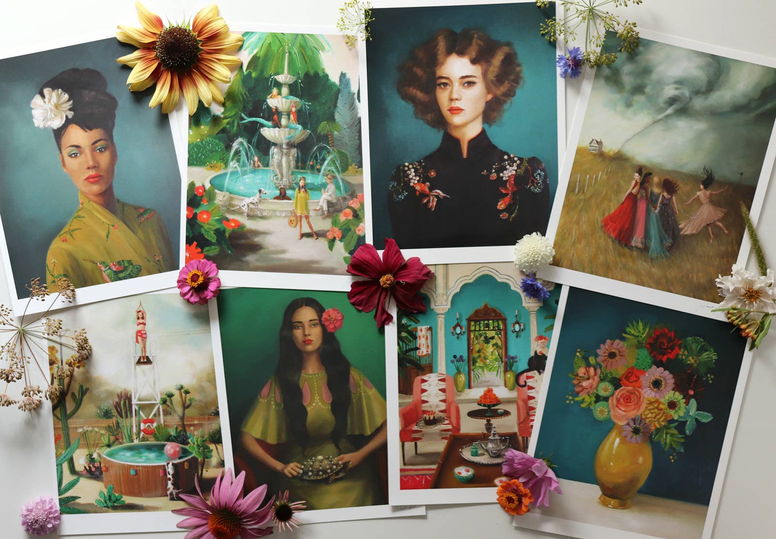 Janet Hill Studio - Liberty And Laurel Art Print