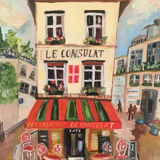 Carpe Diem Papers - Paris Cafe Greeting Card