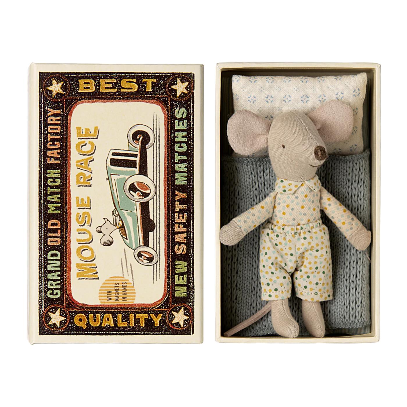 Maileg - Little Brother Mouse in Box