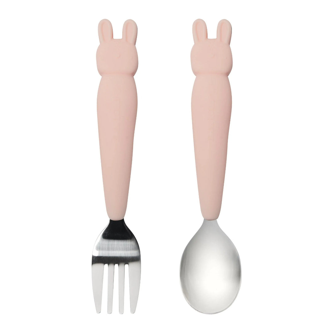 Loulou Lollipop - Kids Utensils Set: Bunny