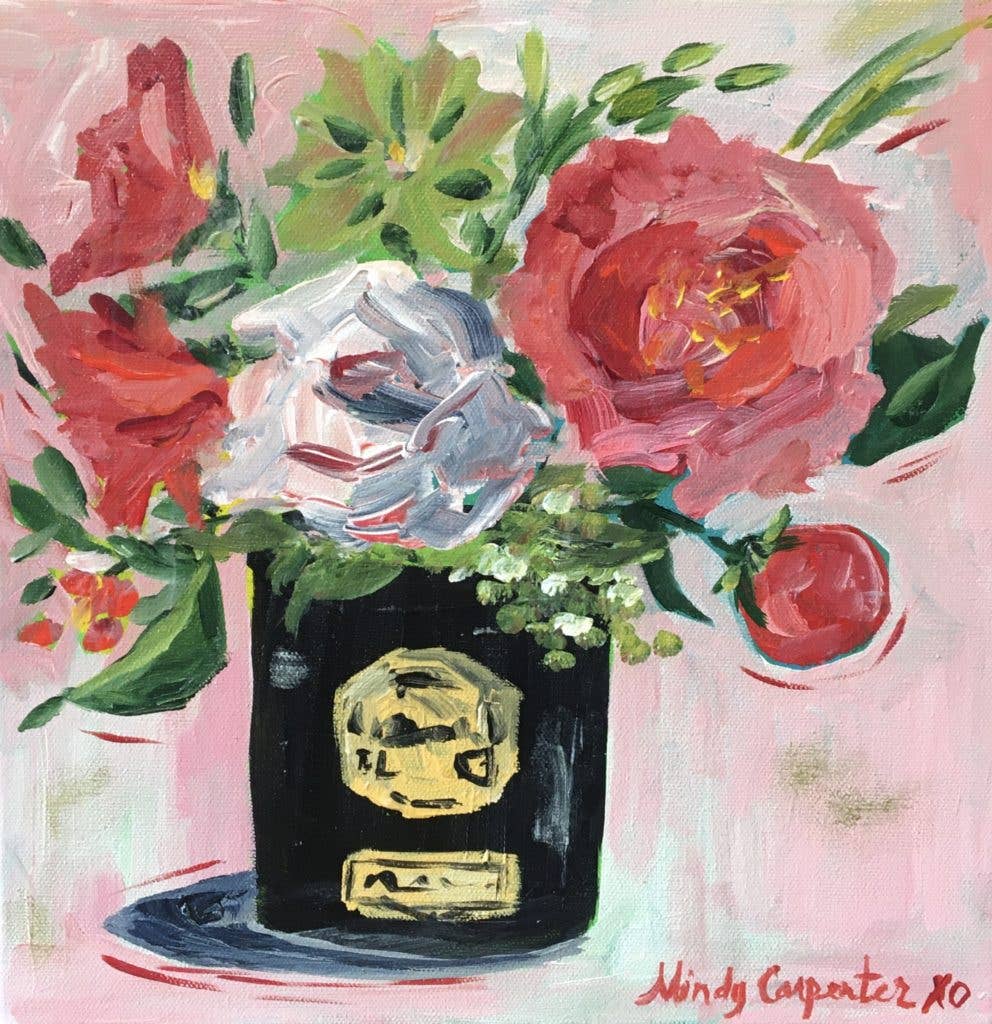 Carpe Diem Papers - Paris Tea Floral Greeting Card