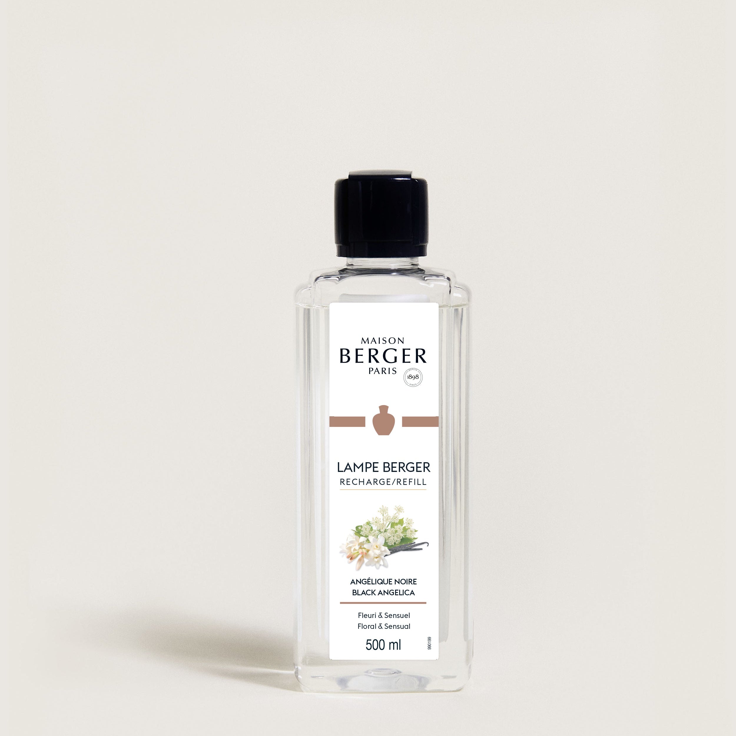 Maison Berger lamp refill bottle on a light background