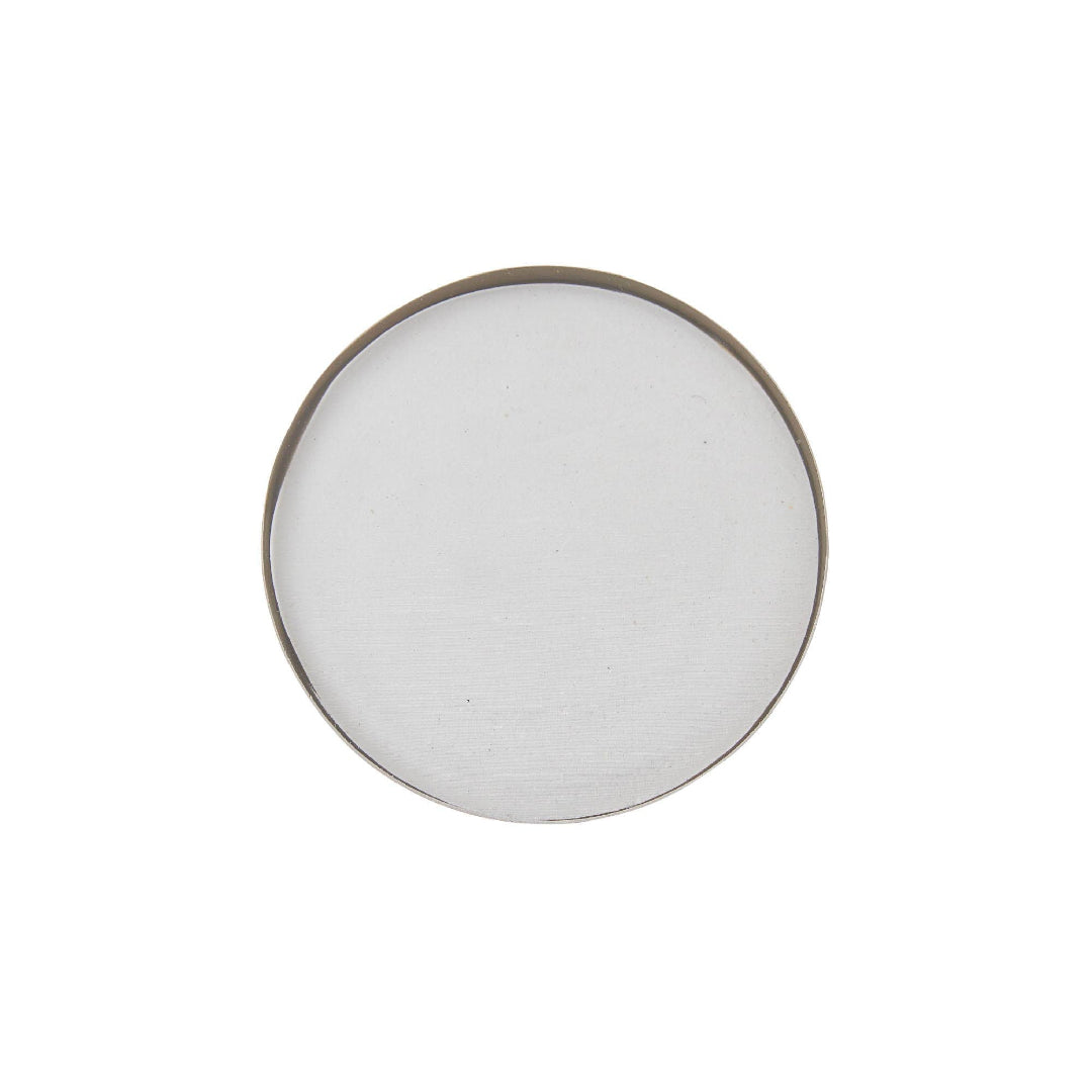 Rosy Rings - Dessous de verre rond en verre de 6 po