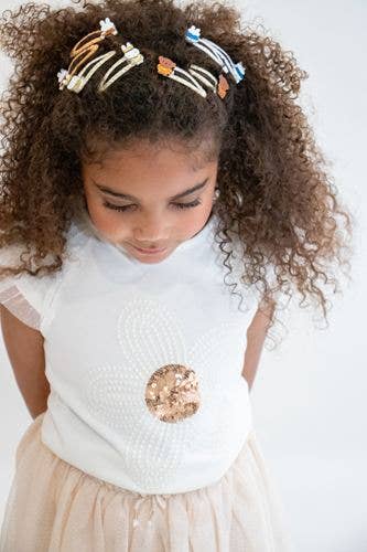 Miffy Gold Barrettes Duo