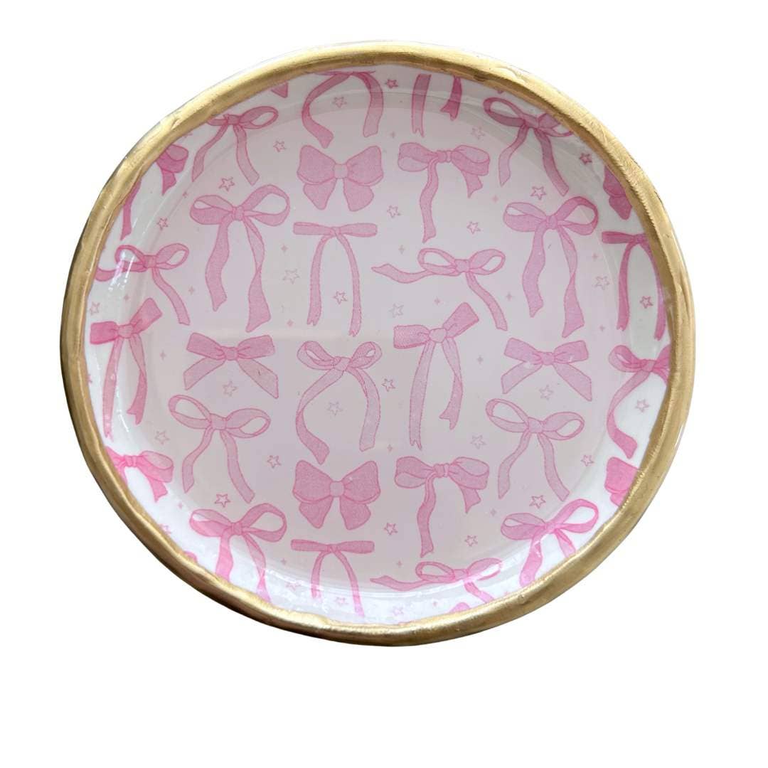 YFL Art & Home Decor - Bows and Ribbons - Ring Dish